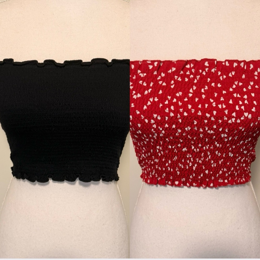 Lot of of 2 summer tube tops size S